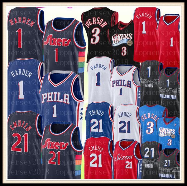 man joel 21 embiid jerseys jame 1 s harden tyrese 0 maxey city basketball jersey allen 3 iverson shirt 16.9, Black;red
man joel 21 embiid jerseys jame 1 s harden tyrese 0 maxey city basketball jersey allen 3 iverson shirt 16.9, Black;red