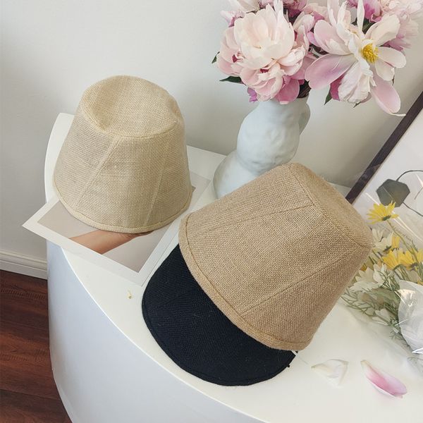 female new style south korea east gate linen bucket hat show face little fisherman summer thin breathable basin hat, Blue;gray
female new style south korea east gate linen bucket hat show face little fisherman summer thin breathable basin hat, Blue;gray