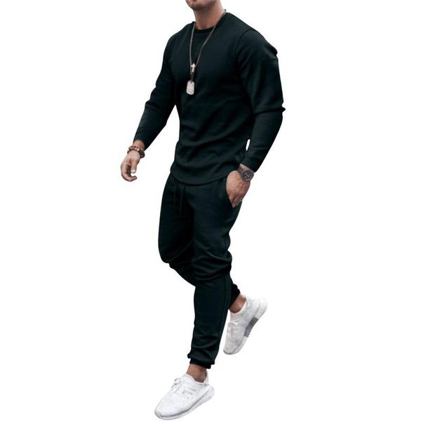 men's tracksuits 2021 autumn tracksuit sets hoodies sweatshirt + sweat pants casual o neck long sleeve 2 pieces suits with pocket, Gray
men's tracksuits 2021 autumn tracksuit sets hoodies sweatshirt + sweat pants casual o neck long sleeve 2 pieces suits with pocket, Gray