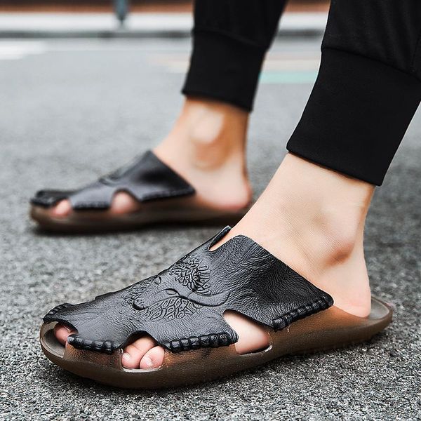 big size 38-46 flip flops men designer slippers home sandals leather summer shoes sandalias comfort beach 2021, Black
big size 38-46 flip flops men designer slippers home sandals leather summer shoes sandalias comfort beach 2021, Black