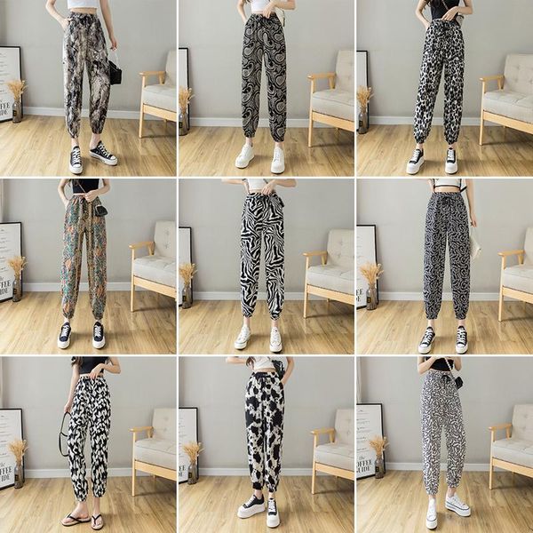 women's pants & capris 2021 tie-dyed trousers women trend summer thin small bound leg nine-point droop feeling ice silk cool, Black;white
women's pants & capris 2021 tie-dyed trousers women trend summer thin small bound leg nine-point droop feeling ice silk cool, Black;white