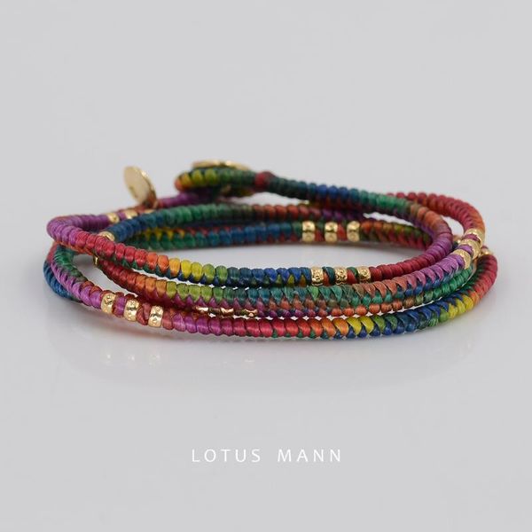 charm bracelets lotus mann rainbow color diamond knot men's and women's 4 circles 925 silver gold-plated braided long winding brac, Golden;silver
charm bracelets lotus mann rainbow color diamond knot men's and women's 4 circles 925 silver gold-plated braided long winding brac, Golden;silver