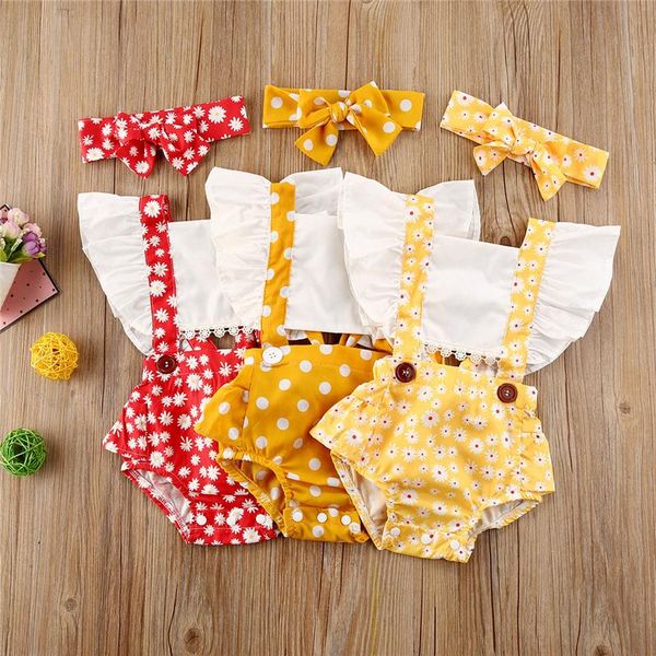 jumpsuits baby & children's 0-24m born girls boys headband 2pcs sunflowers/polka dot print ruffles short sleeve, Blue
jumpsuits baby & children's 0-24m born girls boys headband 2pcs sunflowers/polka dot print ruffles short sleeve, Blue