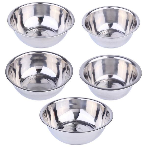 set 5 pcs silver stainless steel salad bowl egg kitchen utensils (different size ) bowls
set 5 pcs silver stainless steel salad bowl egg kitchen utensils (different size ) bowls