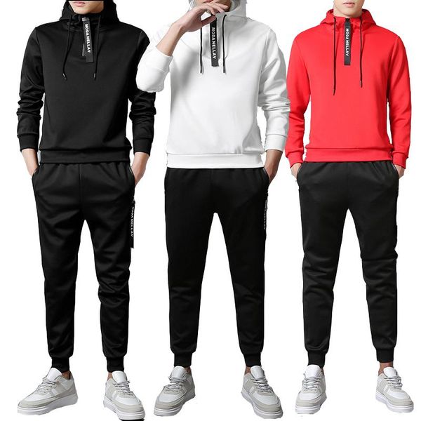 men's tracksuits casual men tracksuit autumn spring hoodies and black pant suits two piece set pullover sweatshirt jogger sportswear ma, Gray
men's tracksuits casual men tracksuit autumn spring hoodies and black pant suits two piece set pullover sweatshirt jogger sportswear ma, Gray