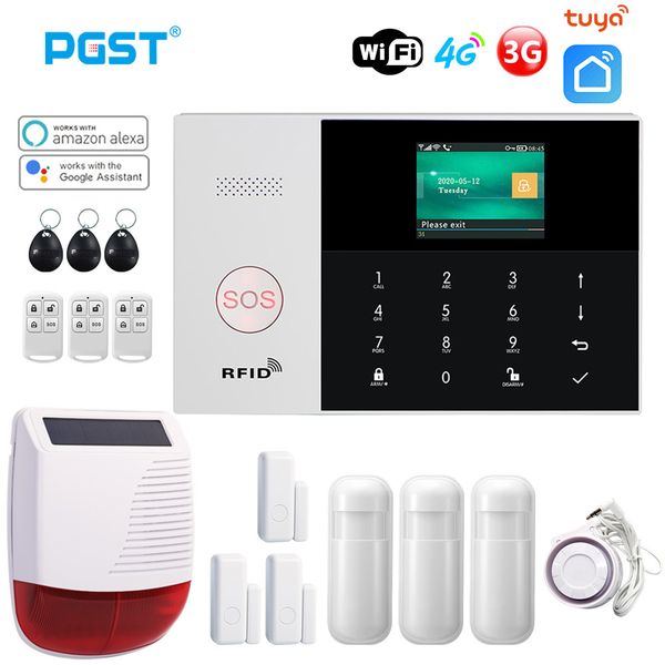 pgst pg105 4g & 3g tuya system pir wireless siren burglar security alarm smart home kit smartlife app remote control
pgst pg105 4g & 3g tuya system pir wireless siren burglar security alarm smart home kit smartlife app remote control