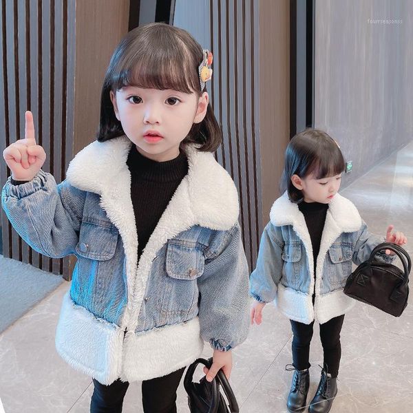 jackets children's clothing denim korean jacket baby girl late autumn and winter1, Blue;gray
jackets children's clothing denim korean jacket baby girl late autumn and winter1, Blue;gray