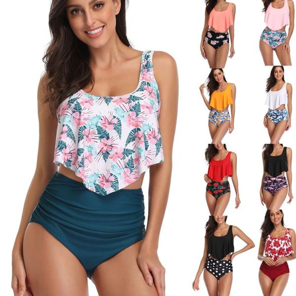bikinis set plus size bikini floral print swimwear women high waist swimsuit ruffle biquini crop pleated bathing suit 3xl beach
bikinis set plus size bikini floral print swimwear women high waist swimsuit ruffle biquini crop pleated bathing suit 3xl beach