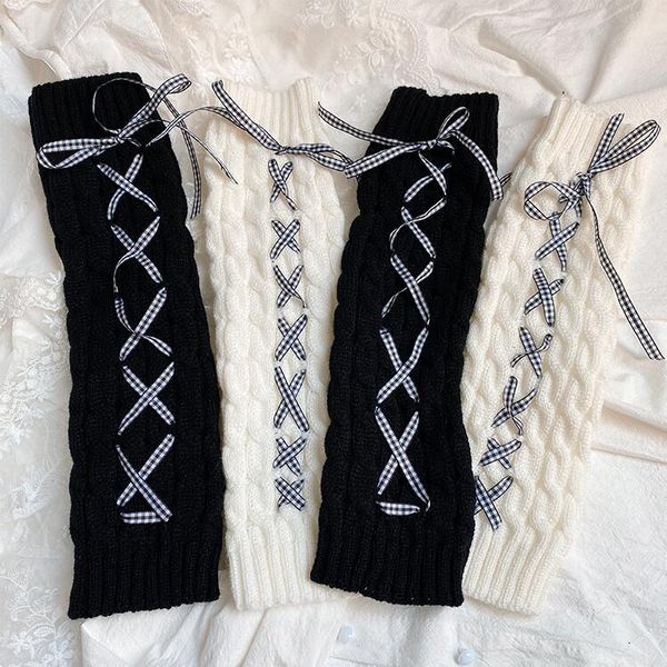 socks & hosiery 2021 knitted women winter knee high thigh tie cable bandage long boot ladies warmer, Black;white
socks & hosiery 2021 knitted women winter knee high thigh tie cable bandage long boot ladies warmer, Black;white