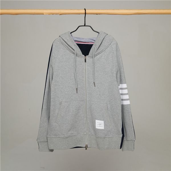 trendy classic tb coat color blocking 2020 spring fashion men's and women's lovers' sports zipper hoodie sweater, Black
trendy classic tb coat color blocking 2020 spring fashion men's and women's lovers' sports zipper hoodie sweater, Black