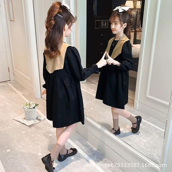 girl's dresses children girls autumn spring full sleeve patchwork knee-length dress teenage kids fashion clothes 3-12y, Red;yellow
girl's dresses children girls autumn spring full sleeve patchwork knee-length dress teenage kids fashion clothes 3-12y, Red;yellow