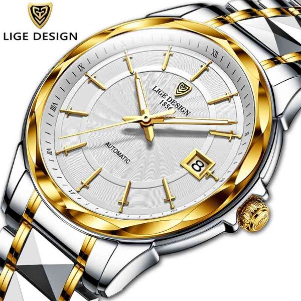 new lige sword-shaped pointer automatic mechanical watch luxury tungsten steel 50m waterproof business watch men watches 210329, Slivery;brown
new lige sword-shaped pointer automatic mechanical watch luxury tungsten steel 50m waterproof business watch men watches 210329, Slivery;brown