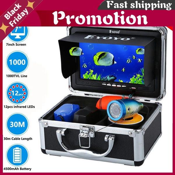fish finder eyoyo ef07b 7" underwater ice fishing camera 12pcs led fishfinder winter carp tackle accessories 720p
fish finder eyoyo ef07b 7" underwater ice fishing camera 12pcs led fishfinder winter carp tackle accessories 720p