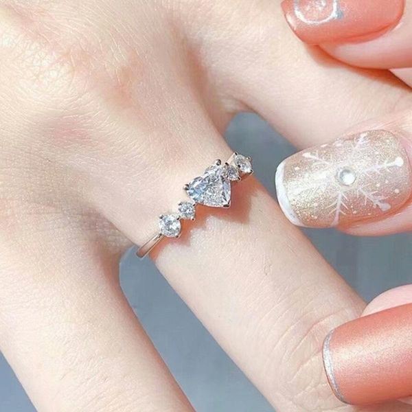 wedding rings cute heart rhinestones zircon for women statement jewelry engagement band fashion, Slivery;golden
wedding rings cute heart rhinestones zircon for women statement jewelry engagement band fashion, Slivery;golden