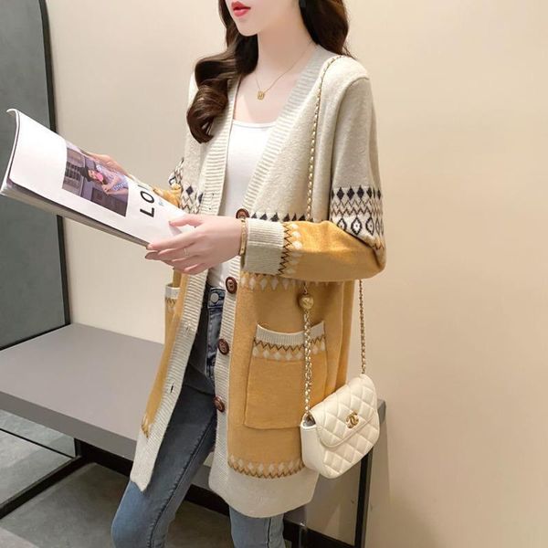 sweaters women chic casual elegant vintage loose v-neck knitting pure harajuku long sleeve buttons korean ladies cardigan women's knits, White
sweaters women chic casual elegant vintage loose v-neck knitting pure harajuku long sleeve buttons korean ladies cardigan women's knits, White