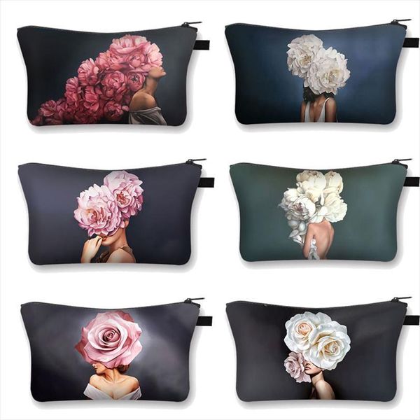cute art print cosmetic bag oil painting flower girl portrait case women travel necessity makeup female storage
cute art print cosmetic bag oil painting flower girl portrait case women travel necessity makeup female storage