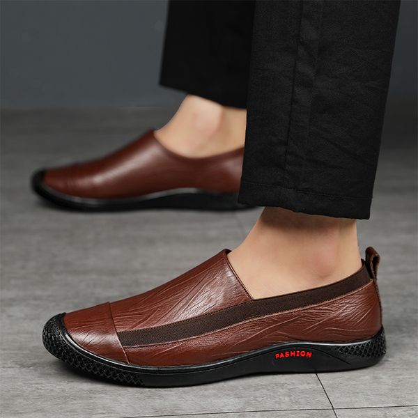 men peas shoesluxury walking lightweightcowhide loafers breathable comfortable mens moccasins shoes genuine leather flats 38-46, Black
men peas shoesluxury walking lightweightcowhide loafers breathable comfortable mens moccasins shoes genuine leather flats 38-46, Black
