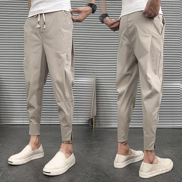 spring 2021 capri pants men's versatile harlan korean fashion slim casual, Black
spring 2021 capri pants men's versatile harlan korean fashion slim casual, Black