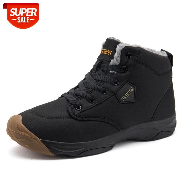 winter men boots outdoor couples plus velvet casual shoes men high-sneakers keep warm comfy ankle snow boots big size 36-46 #uu7i, Black
winter men boots outdoor couples plus velvet casual shoes men high-sneakers keep warm comfy ankle snow boots big size 36-46 #uu7i, Black
