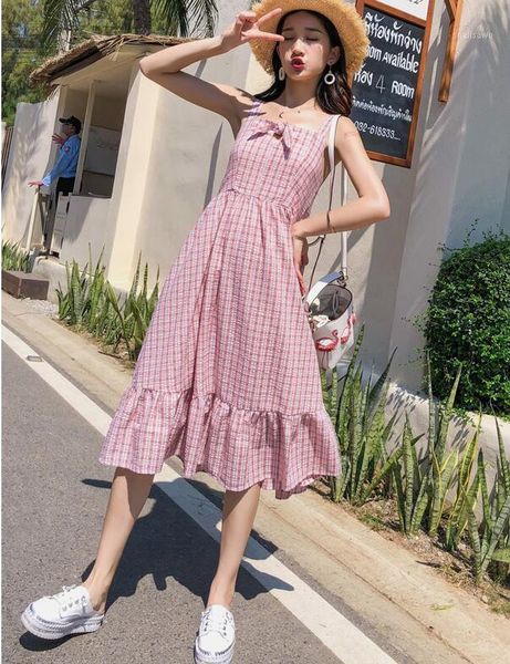 spring/summer 2021 south korean version of the waist check dress women's small fresh seaside holiday floured skirt skirts, Black
spring/summer 2021 south korean version of the waist check dress women's small fresh seaside holiday floured skirt skirts, Black