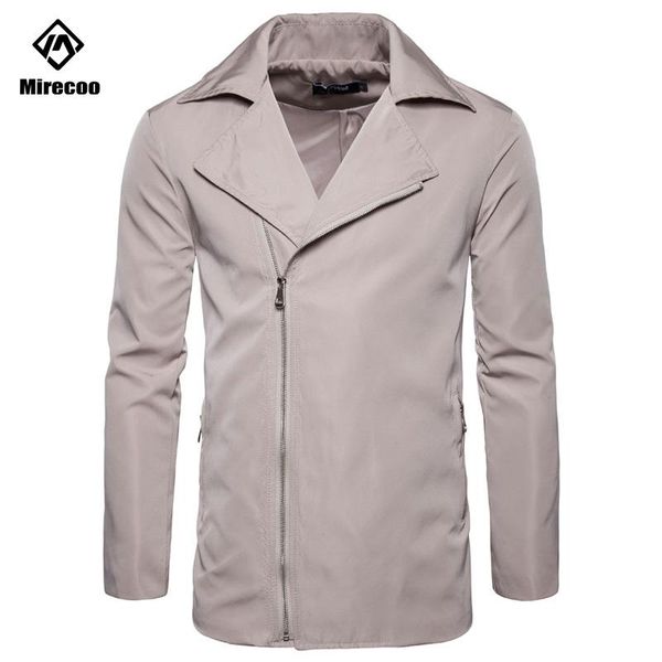 men's trench coats mirecoo coat men solid zipper autumn winter long jacket turn-down collar fashion casual windbreaker brand, Tan;black
men's trench coats mirecoo coat men solid zipper autumn winter long jacket turn-down collar fashion casual windbreaker brand, Tan;black