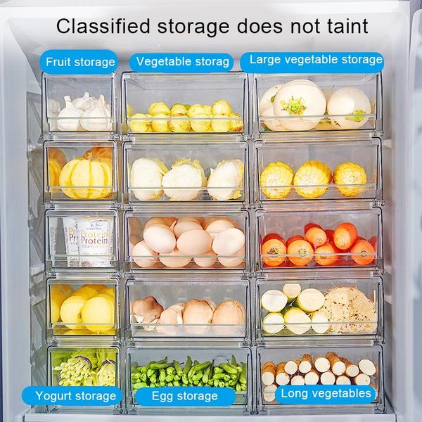 storage bottles & jars kitchen convenience transparent refrigerator organizer box drawer type for er cabinet counter vfr
storage bottles & jars kitchen convenience transparent refrigerator organizer box drawer type for er cabinet counter vfr