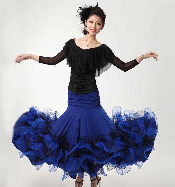 stage wear women expansion modern dance skirt long lady ballroom dress for competition girl waltz standard 89, Black;red
stage wear women expansion modern dance skirt long lady ballroom dress for competition girl waltz standard 89, Black;red