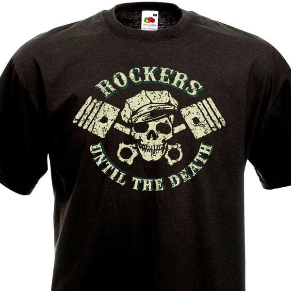 rockers until the death rock'n'roll rockabilly 50's vintage motorcycle 2021short sleeve cotton man clothing homme t shirt me, White;black
rockers until the death rock'n'roll rockabilly 50's vintage motorcycle 2021short sleeve cotton man clothing homme t shirt me, White;black