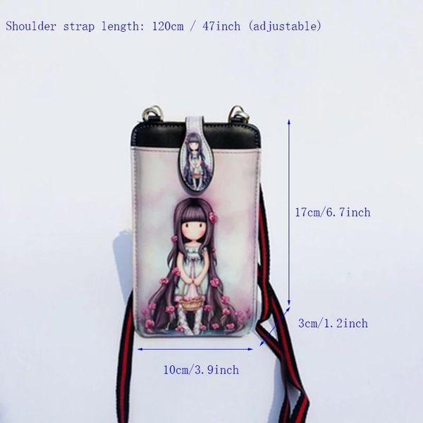 card holders cartoon print cell phone bag fashion women package leather wallets hanging neck holder f169, Brown;gray
card holders cartoon print cell phone bag fashion women package leather wallets hanging neck holder f169, Brown;gray