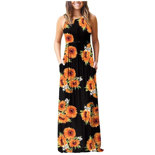 casual dresses for women 2021 sunflower printed loose sleeveless dress ladies bohemian long with pocket vestido de mujer, Black;gray
casual dresses for women 2021 sunflower printed loose sleeveless dress ladies bohemian long with pocket vestido de mujer, Black;gray
