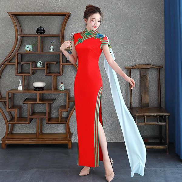 red vintage womens cheongsam halter short sleeve party dress wedding elegant prom qipao long ball gown retro vestido xs-xxxl ethnic clothing
red vintage womens cheongsam halter short sleeve party dress wedding elegant prom qipao long ball gown retro vestido xs-xxxl ethnic clothing