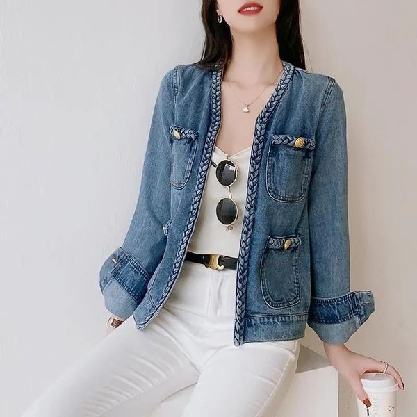 women's jackets denim jacket women spring autumn long-sleeved cardigan retro loose short coat, Black;brown
women's jackets denim jacket women spring autumn long-sleeved cardigan retro loose short coat, Black;brown