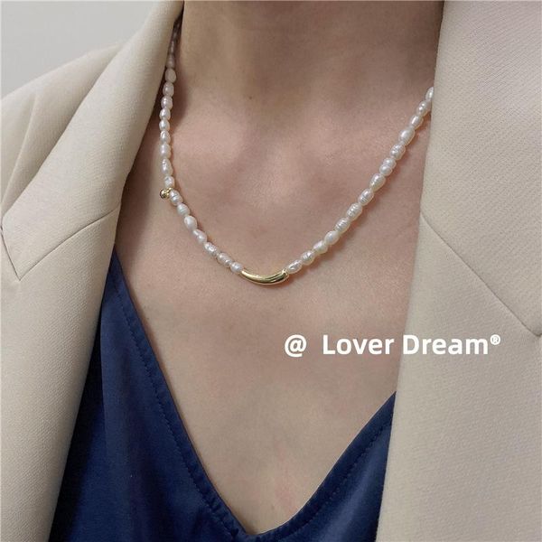 chains 2021 exquisite korean pearl necklace hip hop jewelry accessories for women golden titanium steel choker, Silver
chains 2021 exquisite korean pearl necklace hip hop jewelry accessories for women golden titanium steel choker, Silver