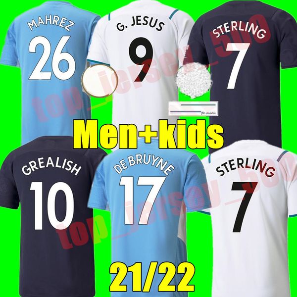 21 22 soccer jersey grealish g.jesus sterling rúben de bruyne foden mahrez mendy bernardo 2021 2022 football shirt men kids kit uniforms cam, Black;yellow
21 22 soccer jersey grealish g.jesus sterling rúben de bruyne foden mahrez mendy bernardo 2021 2022 football shirt men kids kit uniforms cam, Black;yellow