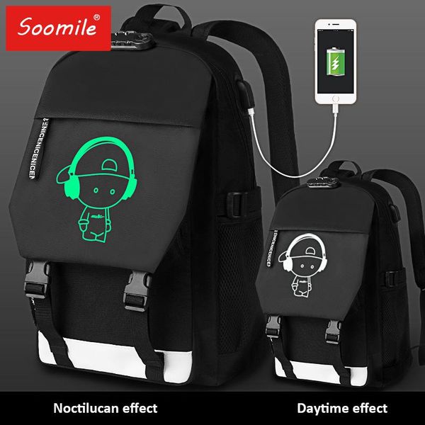 backpack travel mochila 2021 anti-thief luminous bagpack 16 inch lapusb for women men school bag boy girls male
backpack travel mochila 2021 anti-thief luminous bagpack 16 inch lapusb for women men school bag boy girls male