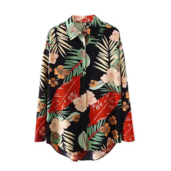 women's blouses & shirts 2022 women holiday casual long sleeve ladies banana leaf printed shirt korean summer fashion clothing w, White
women's blouses & shirts 2022 women holiday casual long sleeve ladies banana leaf printed shirt korean summer fashion clothing w, White