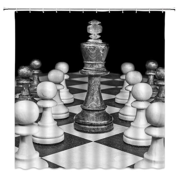 sztnsm international chess shower curtain black and white retro vintage chess pattern, 70x70 inch polyester fabric bathroom
sztnsm international chess shower curtain black and white retro vintage chess pattern, 70x70 inch polyester fabric bathroom