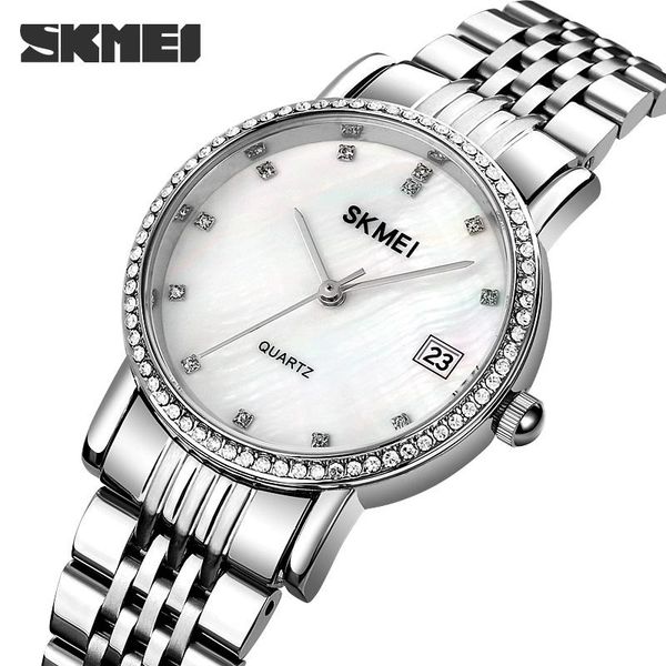 wristwatches skmei quartz movement fashion women watches elegant textured waterproof wristwatch gift ladies watch 1830, Slivery;brown
wristwatches skmei quartz movement fashion women watches elegant textured waterproof wristwatch gift ladies watch 1830, Slivery;brown