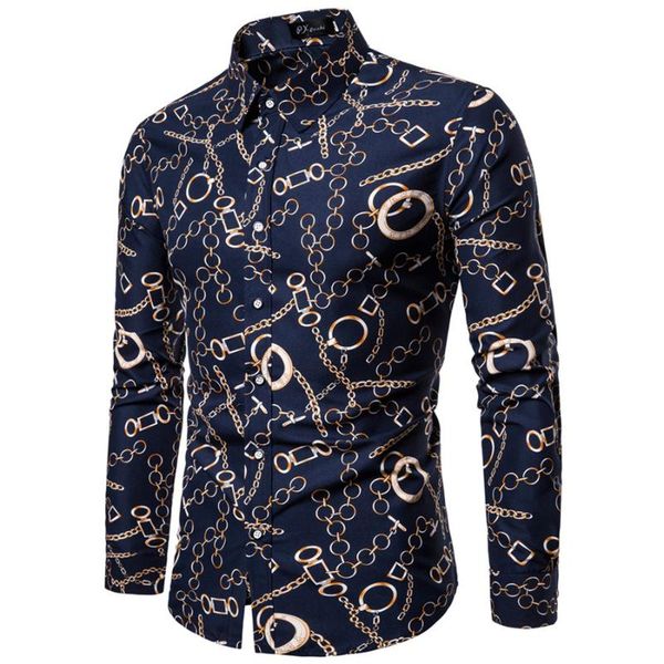 men's casual shirts long sleeve fashion print floral shirt spring autumn male trundown collar slim fit button up cotton, White;black
men's casual shirts long sleeve fashion print floral shirt spring autumn male trundown collar slim fit button up cotton, White;black