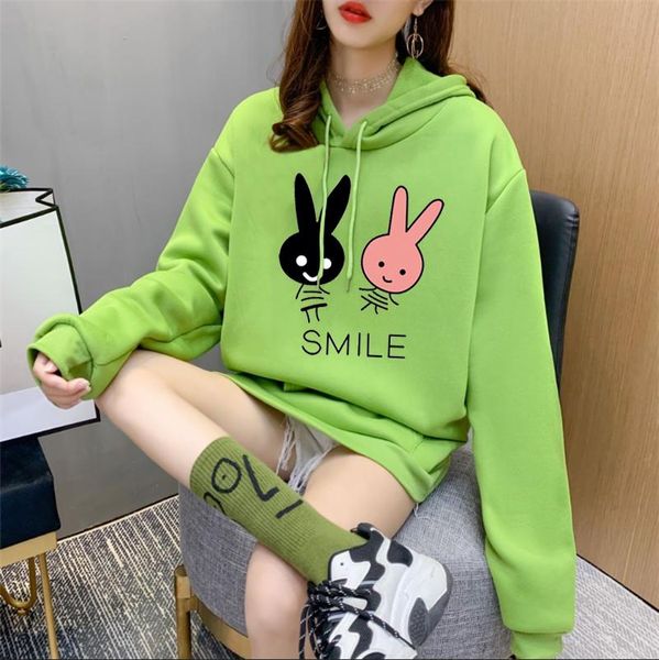 women's hoodies & sweatshirts in winter 2021,the style will add velvet and thickening hoodie,csual loose cover, hoodie with print patte, Black
women's hoodies & sweatshirts in winter 2021,the style will add velvet and thickening hoodie,csual loose cover, hoodie with print patte, Black
