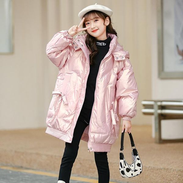 down coat girls winter warm jacket teen kids hooded mid-long waterproof outerwear pink beige casual children thick clothes 8 10 12 y, Blue;gray
down coat girls winter warm jacket teen kids hooded mid-long waterproof outerwear pink beige casual children thick clothes 8 10 12 y, Blue;gray
