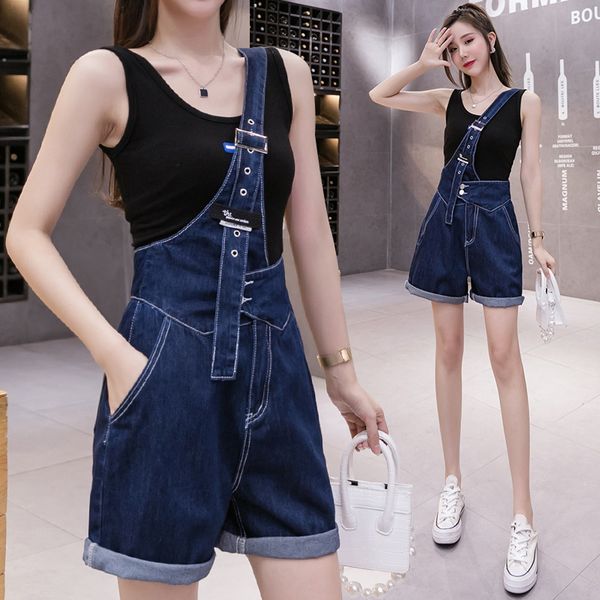 lucyever fashion one shoulder strap shorts women summer casual five points denim pants women blue wide leg short jeans 210521, White;black
lucyever fashion one shoulder strap shorts women summer casual five points denim pants women blue wide leg short jeans 210521, White;black