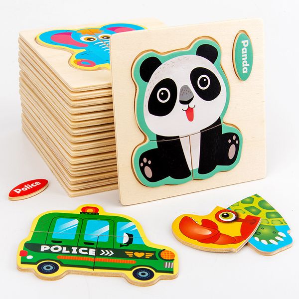 3D Small Puzzle Baby Cartoon Animal Traffic Puzzle Early Childhood Education Educational Wooden Toy Building Block Wholesale
3D Small Puzzle Baby Cartoon Animal Traffic Puzzle Early Childhood Education Educational Wooden Toy Building Block Wholesale