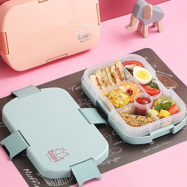 dinnerware sets lunch box 6 compartments storage container children kids school office portable adults leak-proof bento
dinnerware sets lunch box 6 compartments storage container children kids school office portable adults leak-proof bento