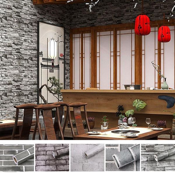 party decoration self stick retro nostalgic gray brick pattern pvc wallpaper waterproof 3d self-adhesive restauran
party decoration self stick retro nostalgic gray brick pattern pvc wallpaper waterproof 3d self-adhesive restauran