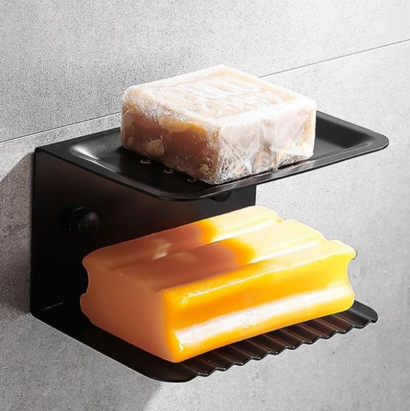 soap dishes 304 stainless steel double-layer multi-function water-box, bathroom black dish
soap dishes 304 stainless steel double-layer multi-function water-box, bathroom black dish