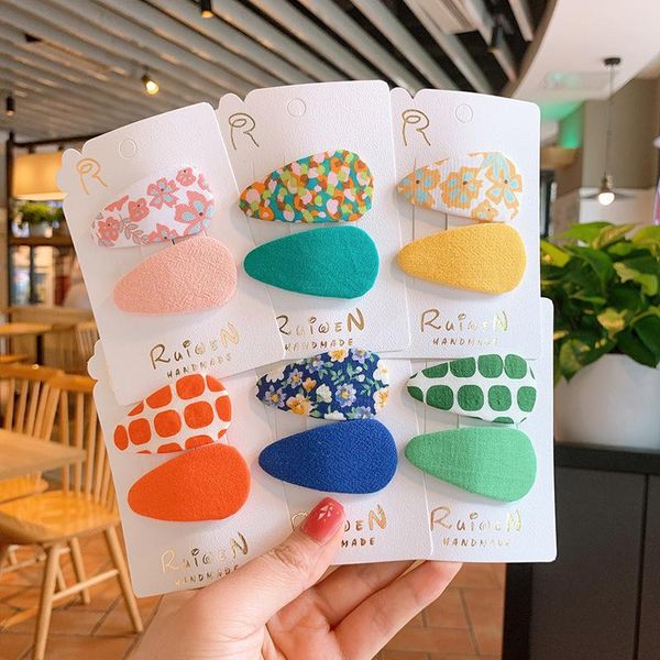hair accessories girls floral fabric hairpin baby solid color water drop bb clip fresh flower for children fashion, Slivery;white
hair accessories girls floral fabric hairpin baby solid color water drop bb clip fresh flower for children fashion, Slivery;white