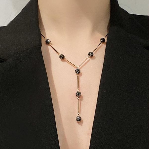 pendant necklaces luokey 2021 long tassel zircon crystal necklace for women fashion elegant party temperament punk girls wedding jewelry, Silver
pendant necklaces luokey 2021 long tassel zircon crystal necklace for women fashion elegant party temperament punk girls wedding jewelry, Silver