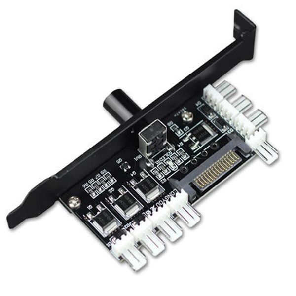 fans & coolings computer chassis fan speed controller pci bit 8 way cooling can be shut down black aluminum
fans & coolings computer chassis fan speed controller pci bit 8 way cooling can be shut down black aluminum