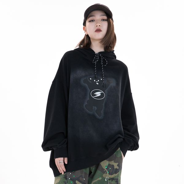 women's hoodies & sweatshirts funny man bear letter hoodie print oversized pullover high street harajuku couple streetwear 8z0h, Black
women's hoodies & sweatshirts funny man bear letter hoodie print oversized pullover high street harajuku couple streetwear 8z0h, Black